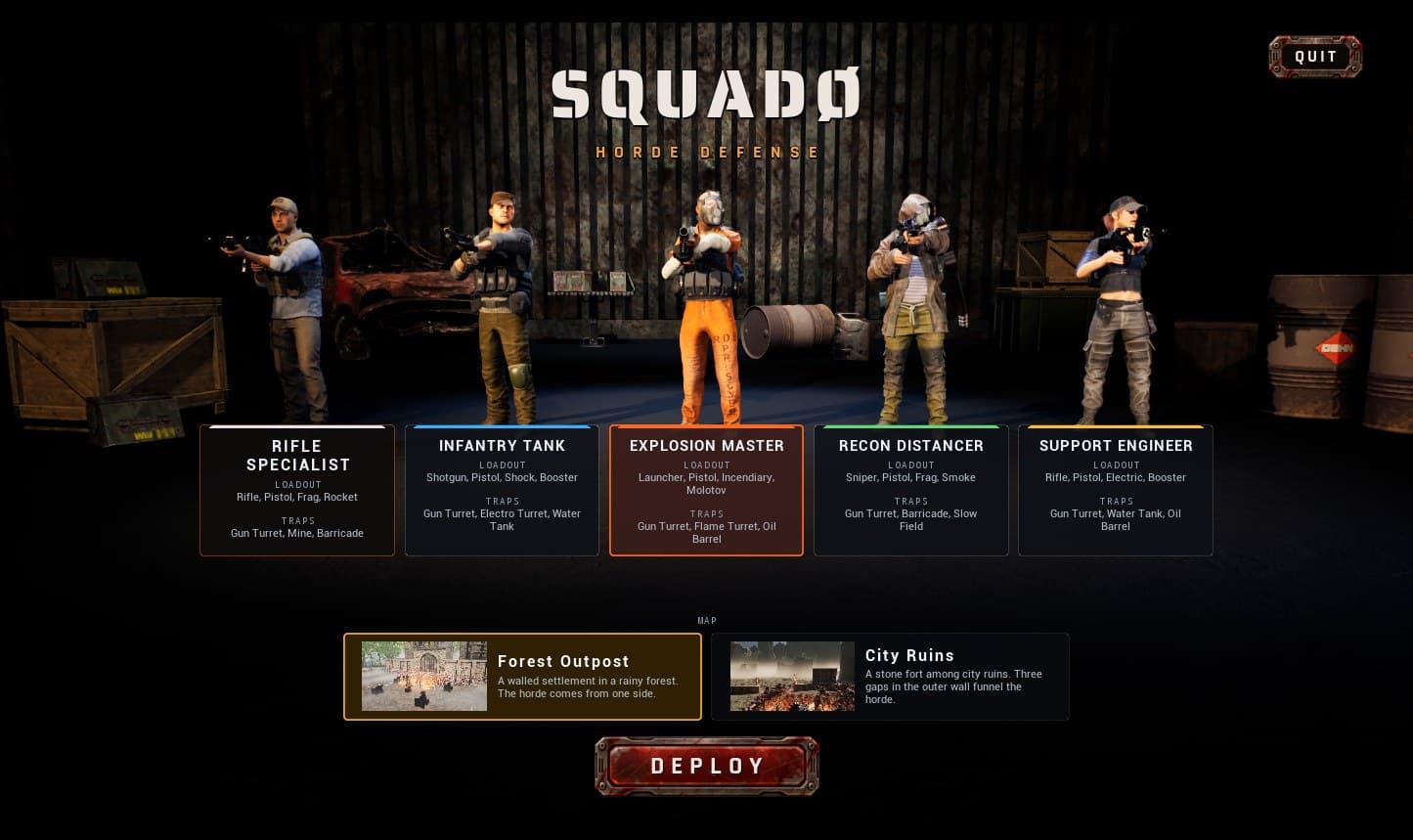 Squad 0 screenshot